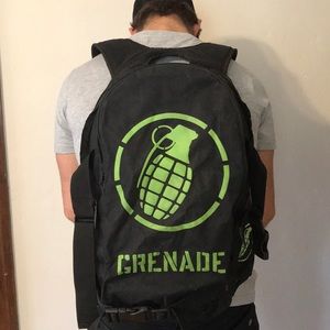 Men’s black backpack